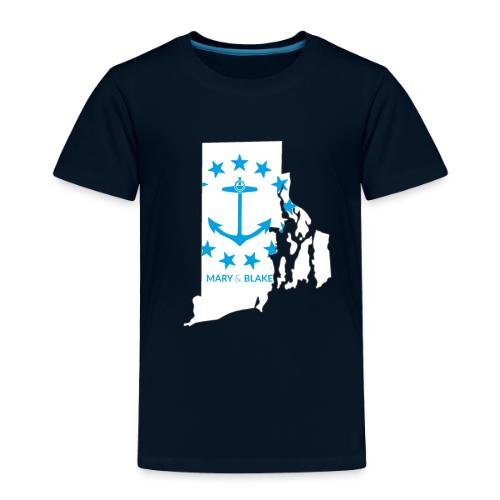 Mary And Blake Logo - RI Map - Toddler Premium T-Shirt