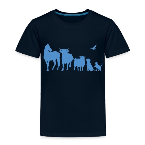 Standing Animals - Toddler Premium T-Shirt