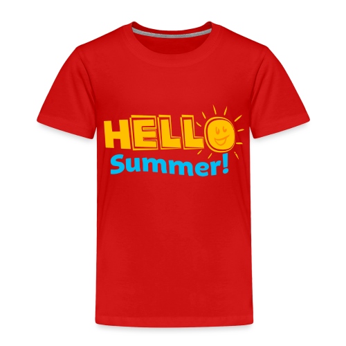 Kreative In Kinder Hello Summer! - Toddler Premium T-Shirt