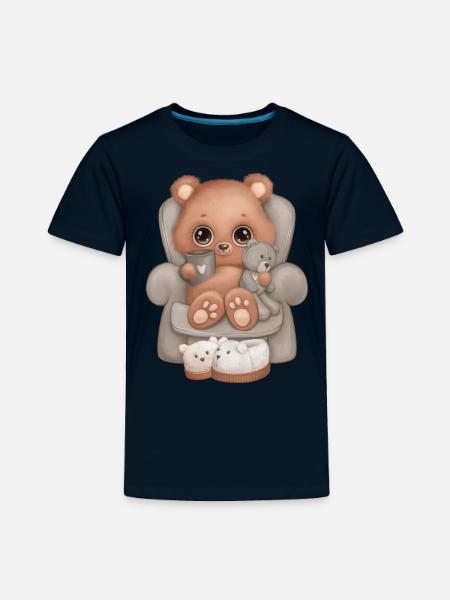 My Comfy Chair - Toddler Premium T-Shirt - deep navy