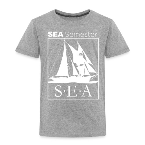 SEA_logo_WHITE_eps - Toddler Premium T-Shirt