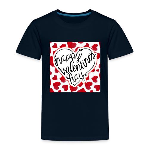 Valentine's Day Designs, February 14, Love Friends - Toddler Premium T-Shirt