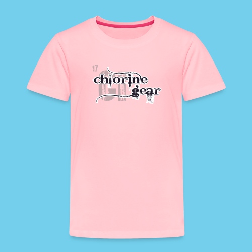 Chlorine Gear Textual B W - Toddler Premium T-Shirt