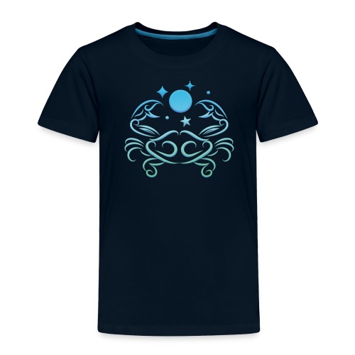 Cancer Zodiac Crab Star Water Sign - Toddler Premium T-Shirt