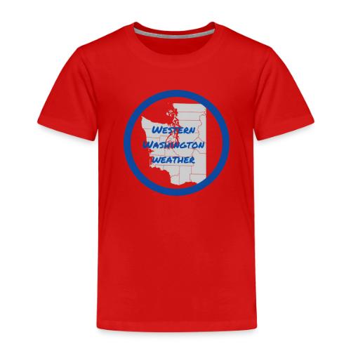 Western Washington Weather Logo - Toddler Premium T-Shirt