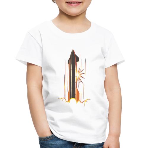 Star Ship Mars - Dark - With Logo - Toddler Premium T-Shirt