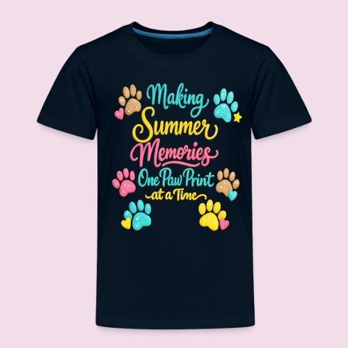 Making Summer Memories Faux Embroidery - Toddler Premium T-Shirt