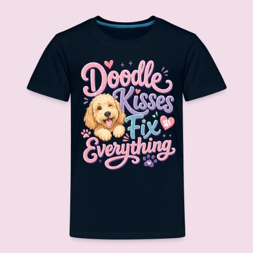 Doodle Kisses Fix Everything Dog Lover Gift - Toddler Premium T-Shirt