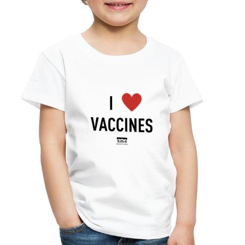 I heart vaccines black Immunize Colorado Logo - Toddler Premium T-Shirt