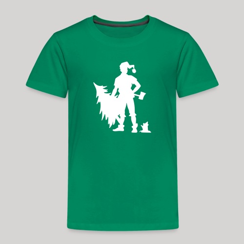 Elf cuts tree - Toddler Premium T-Shirt