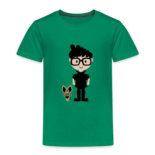 Eyeglass Wearing Dynamic Duo - Toddler Premium T-Shirt