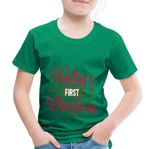 Baby s First Christmas - Toddler Premium T-Shirt