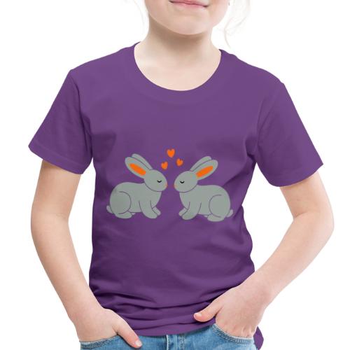Rabbit Love - Toddler Premium T-Shirt