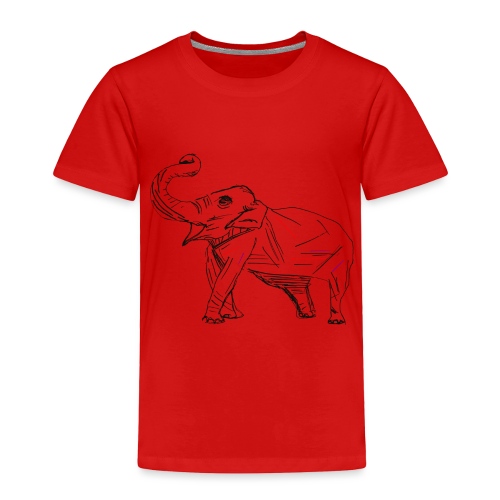 Jazzy elephant - Toddler Premium T-Shirt