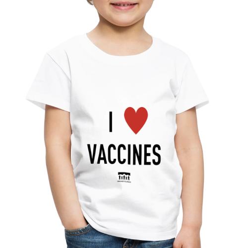 I heart vaccines black Immunize Colorado Logo - Toddler Premium T-Shirt
