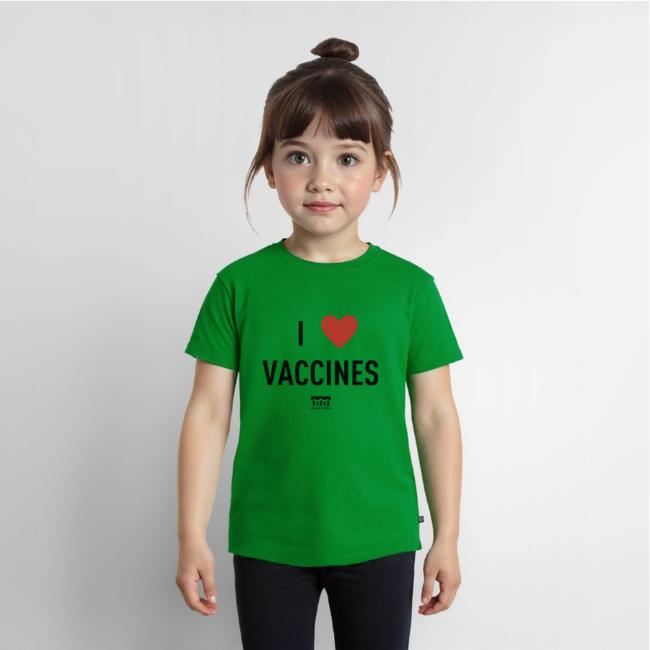 I heart vaccines black Immunize Colorado Logo