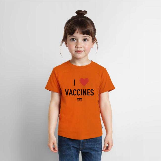 I heart vaccines black Immunize Colorado Logo