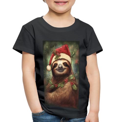 Christmas Sloth - Toddler Premium T-Shirt