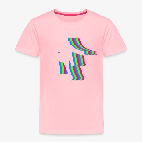 silhouette rainbow cut 1 - Toddler Premium T-Shirt