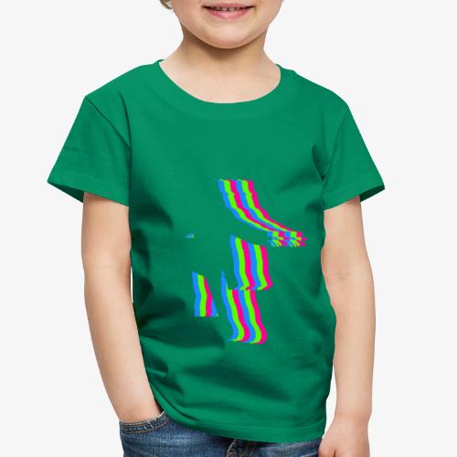 silhouette rainbow cut 1 - Toddler Premium T-Shirt