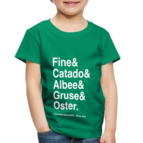 Front Office Staff White Letters - Toddler Premium T-Shirt