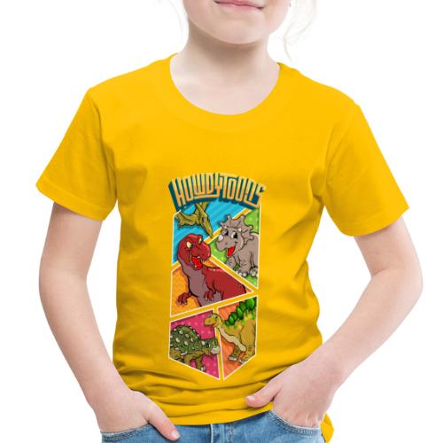 Howdytoons Dinostory Heros - Toddler Premium T-Shirt