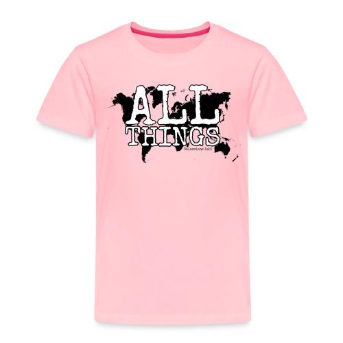 All Things World Map - Toddler Premium T-Shirt