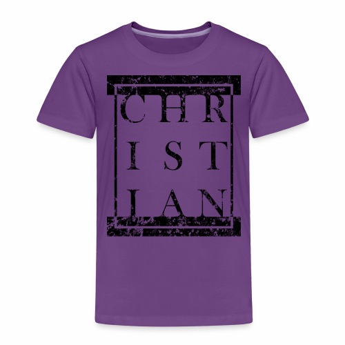 CHRISTIAN Religion - Grunge Block Box Gift Ideas - Toddler Premium T-Shirt