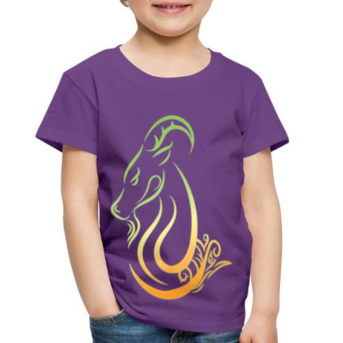 Capricorn Zodiac Sea Goat Astrology Logo - Toddler Premium T-Shirt