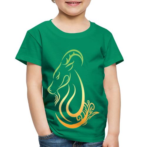 Capricorn Zodiac Sea Goat Astrology Logo - Toddler Premium T-Shirt