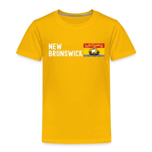 New Brunswick Flag | Canada Provinces - Toddler Premium T-Shirt