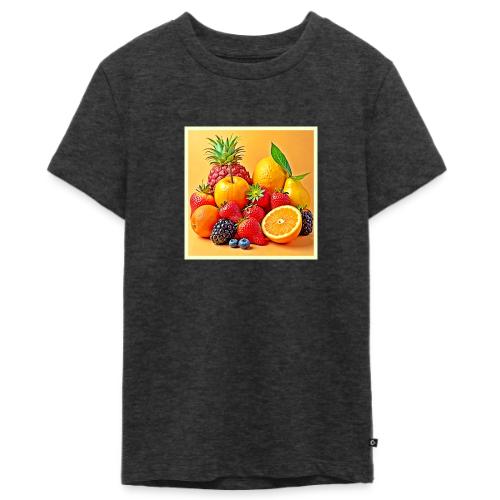 Fresh Bounty: Vibrant Fruit Harvest Art - Kids' Premium T-Shirt
