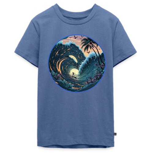 Double Barrel Flower Wave - Kids' Premium T-Shirt