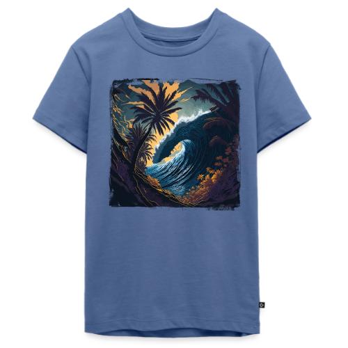 Moonlight Jungle Wave - Kids' Premium T-Shirt