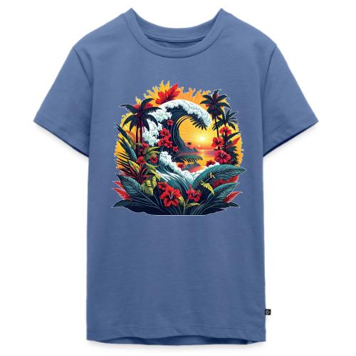 Mountain Wave Garden - Kids' Premium T-Shirt