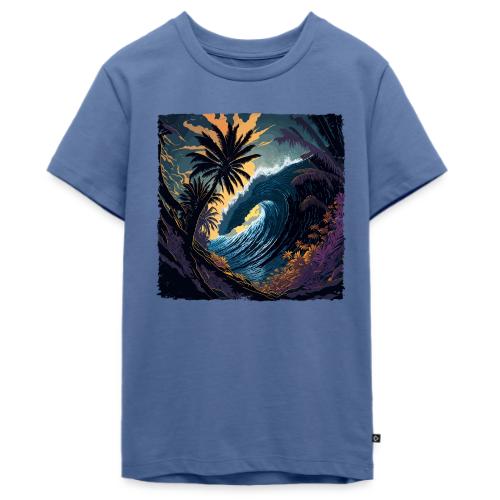 Moonlight Jungle Wave - Kids' Premium T-Shirt