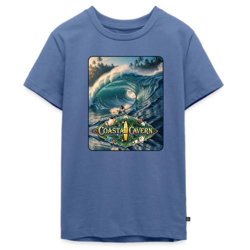 Coastal Cavern Wave - Kids' Premium T-Shirt