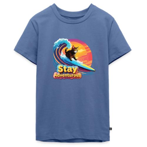 Surfing Kitten Adventure - Kids' Premium T-Shirt
