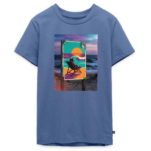 Sunset Cat Sign - Kids' Premium T-Shirt