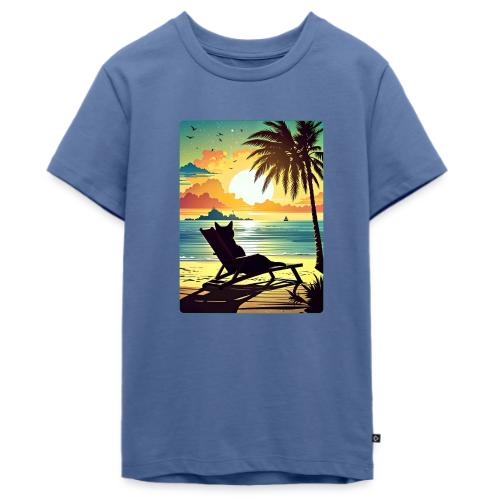 Sunset Cat - Kids' Premium T-Shirt