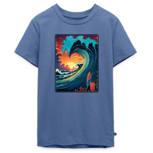 Vintage Sunrise Wave - Kids' Premium T-Shirt