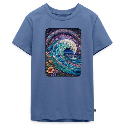 Stained Glass Wave - Kids' Premium T-Shirt