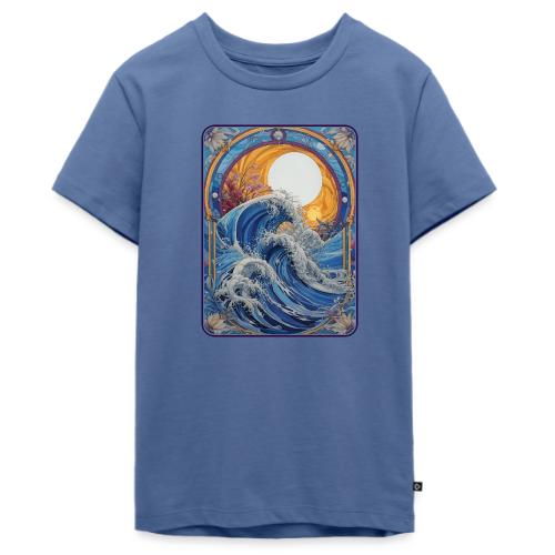 Art Nouveau Wave - Kids' Premium T-Shirt