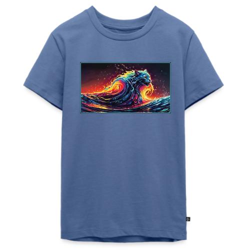 Wavecat Firelight Wave - Kids' Premium T-Shirt