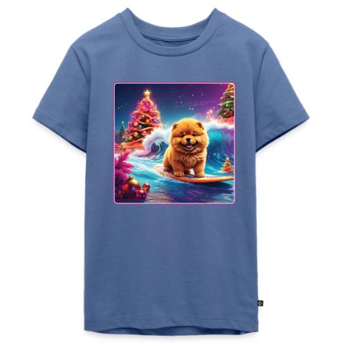 Chow Christmas Surf - Kids' Premium T-Shirt
