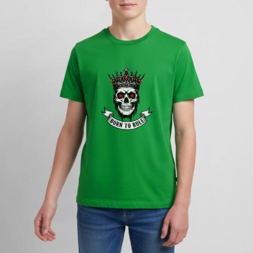 Born to Rule Skull King - Kids' Premium T-Shirt
