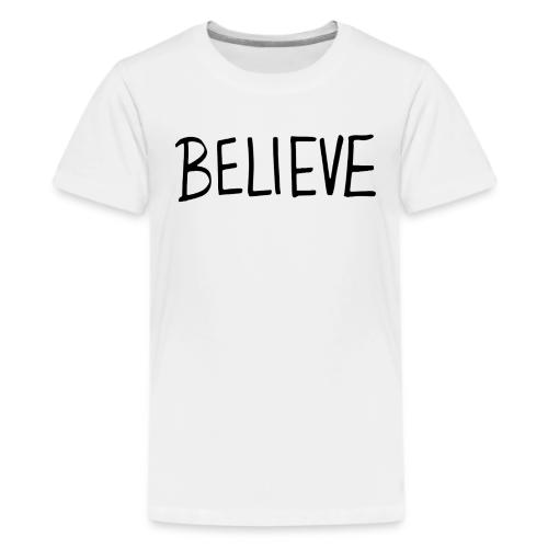 Believe (on Gold) - Kids' Premium T-Shirt