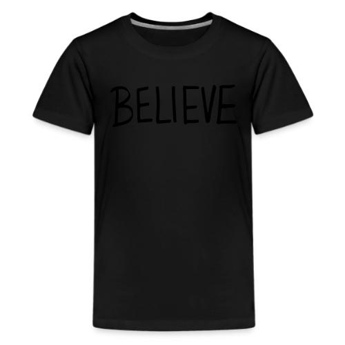 Believe (on Gold) - Kids' Premium T-Shirt