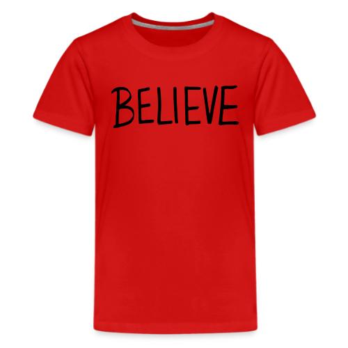 Believe (on Gold) - Kids' Premium T-Shirt