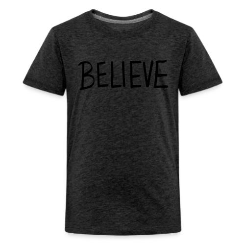 Believe (on Gold) - Kids' Premium T-Shirt